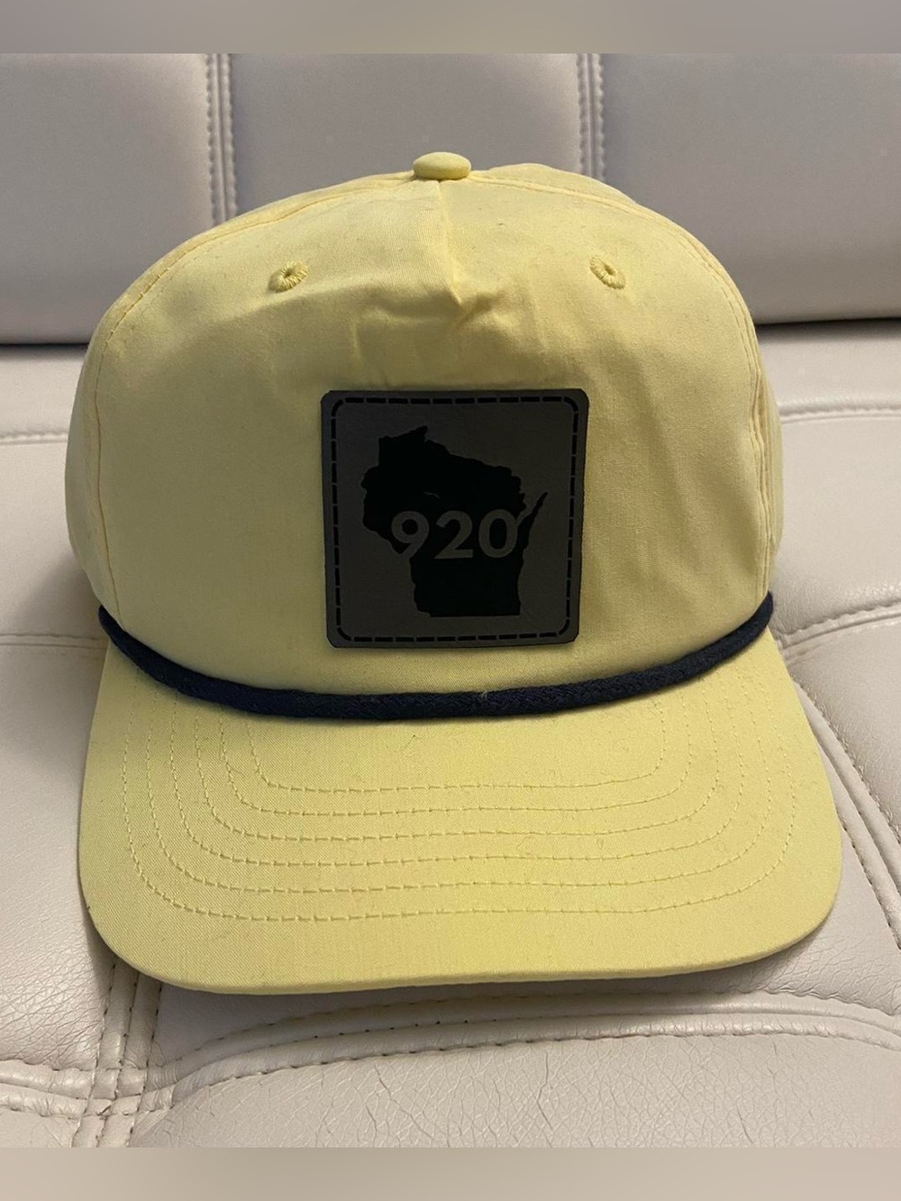 Brand New 920 Yellow Wisconsin Hat